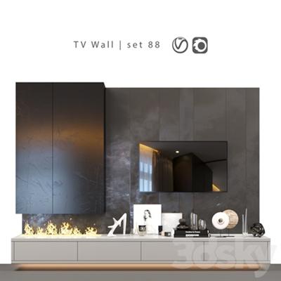 TV Wall set 88