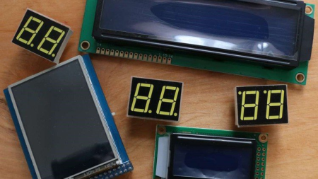 Atmel AVR microcontrollers connection to any displays