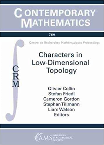 Characters in Low dimensional Topology (Contemporary Mathematics)
