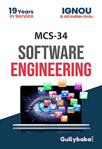 Gullybaba IGNOU 3rd Semester MA (Latest Edition) MCS 034 Software Engineering IGNOU Help Book with Solved Previous Years