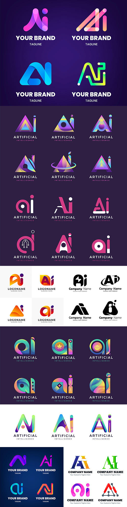 Brand name company business corporate logos design 23
