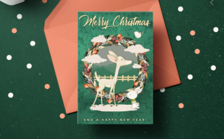Learn Christmas Greeting Card Design using Adobe Photoshop