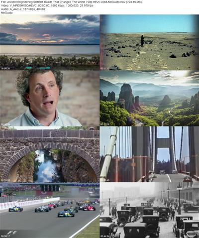 Ancient Engineering S01E01 Roads That Changed The World 720p HEVC x265
