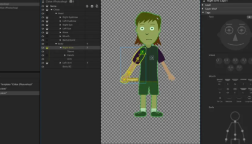 Animation in adobe character animator CC complete motion capture animation follow along course
