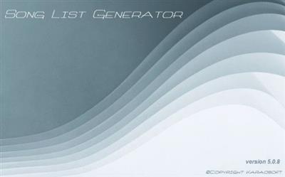 Karaosoft Song List Generator  5.2.2