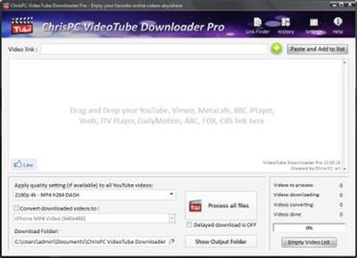 ChrisPC VideoTube Downloader Pro 12.16.10 Multilingual