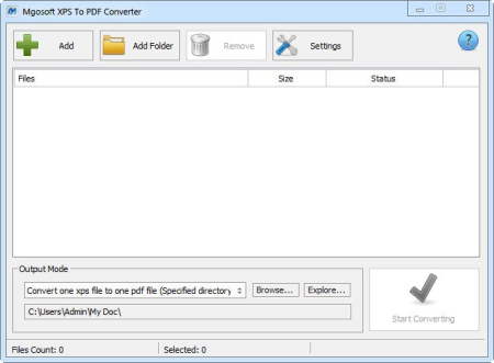 Mgosoft XPS To PDF Converter 12.3.0