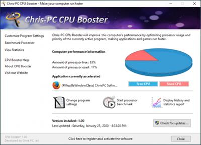 ChrisPC CPU Booster 1.16.11