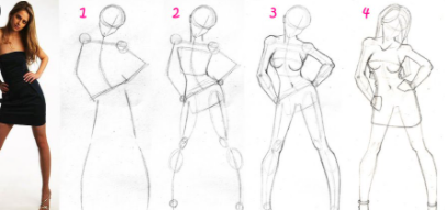 How to Draw : ONE shape to Draw ANY Body