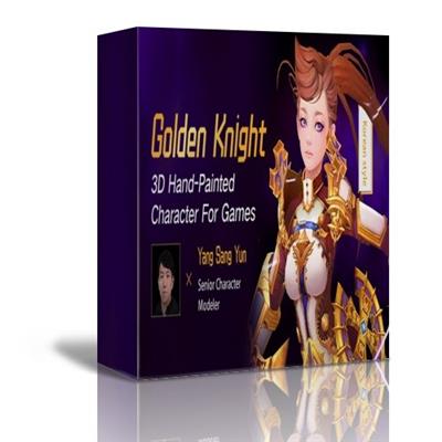 WingFox - Golden Knight 3D Hand-Painted Character For Games