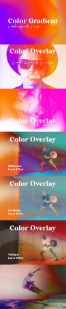 Color Gradient   30 Colorful Backgrounds & Overlays