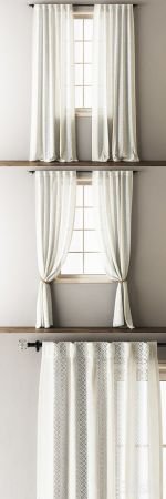 Anthropologie Lace Curtains   3D Models [3ds Max]