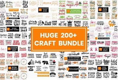 Huge 200+ Craft Bundle [23 Pack]
