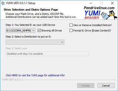 YUMI (Your Universal Multiboot Installer) UEFI 0.0.3.6