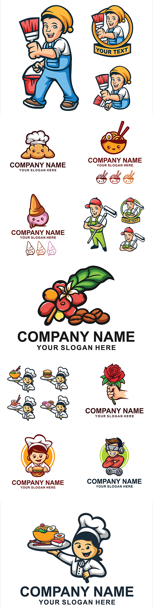 Brand name company business corporate logos design 28
