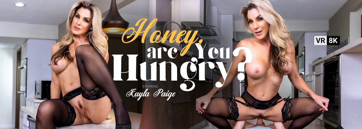 [VRBangers.com] Kayla Paige (Honey, Are You Hungry? / 01.04.2021) [2021 г., VR, 4K, 1920p]