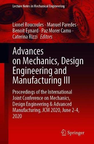 Advances on Mechanics, Design Engineering and Manufacturing III