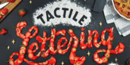 Tactile Lettering: How to Make Art with Food & Objects