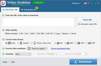 Auslogics Video Grabber 1.0.0.2 Multilingual Portable