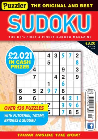 Puzzler Sudoku   Issue 214, 2021