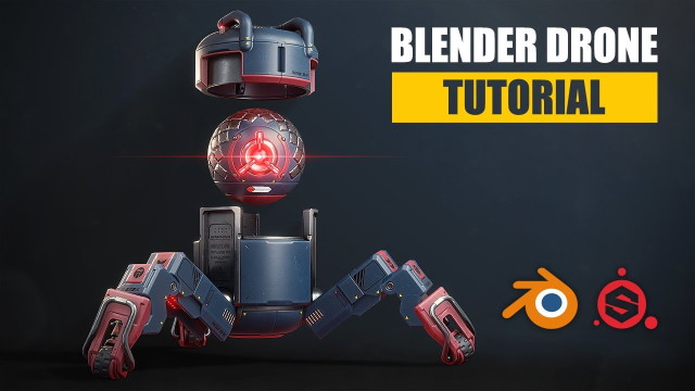 Blender Drone Tutorial - Complete Edition (Blender 2.9, Substance Painter 2020)