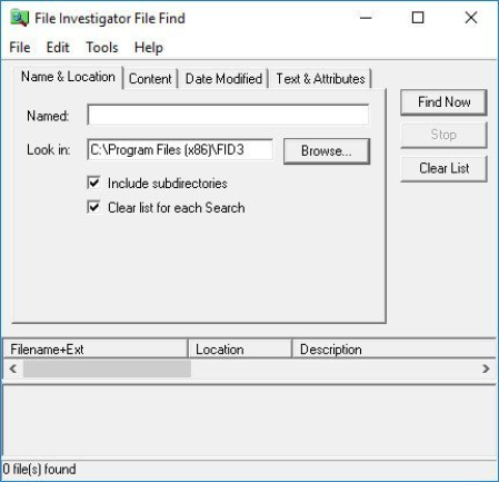 File Investigator Tools 3.33