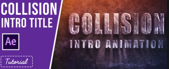 Collision Intro Animation in After Effects