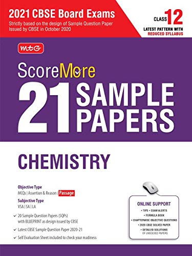 ScoreMore 21 Sample Papers For CBSE Board Exam 2021 22 - Class 12 Chemistry