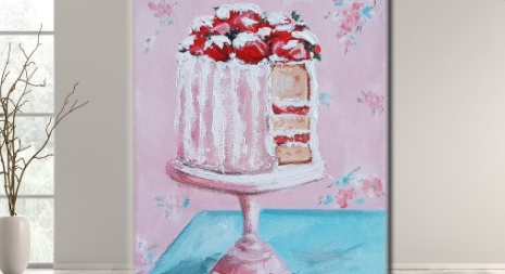 Acrylic Painting Course - Cake
