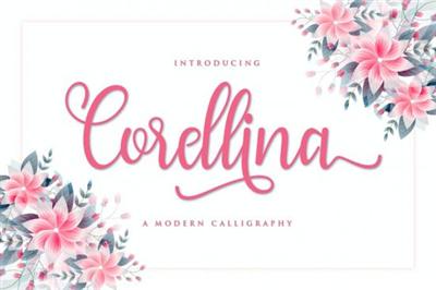 Corellina script font