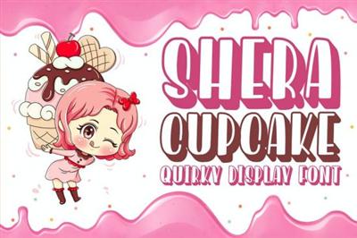Shera Cupcake   Playful Display Font
