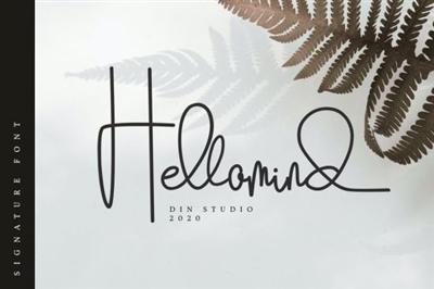 Hellomind Beautiful Signature Font