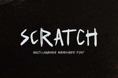 Scratch Handmade Font