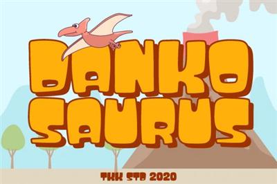 Dankosaurus   Kids Gaming Font