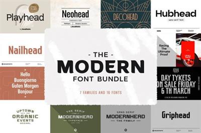 CreativeMarket   The Modern Font Bundle 5975276