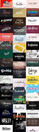 100 Super Creative Fonts + WebFonts