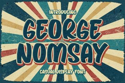 George Nomsay   Retro Font