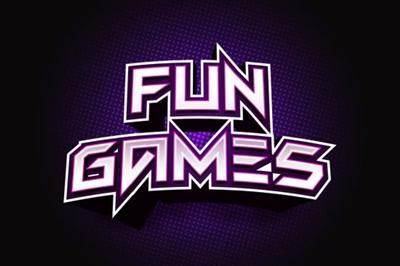 Fun Games   Futuristic Display Font