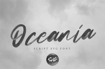 Oceania | SVG Script Font