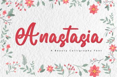 Anastasia   Romantic Font