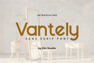 Vantely Elegant Sans Serif Font