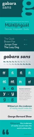 Gabara Sans   Dynamic Sans Serif Font Family [4 Weights]