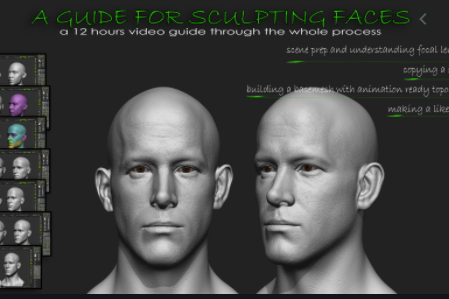 A guide to sculpting faces