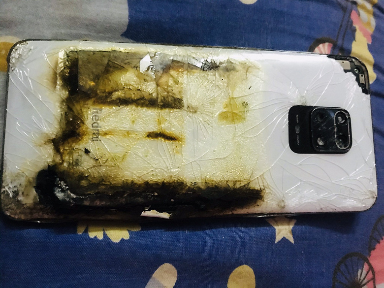 Новенький Redmi Note 9 Pro возгорелся, Xiaomi обвиняет пользователя