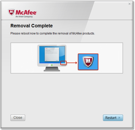 McAfee Consumer Product Removal Tool 10.3.119.0