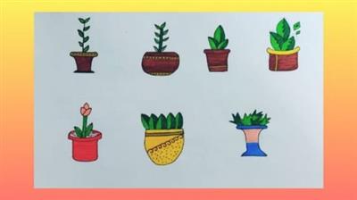 16 Amazing yet Easy Plant  Illustrations 881663c17cae41652e2ec5c35cda61cc