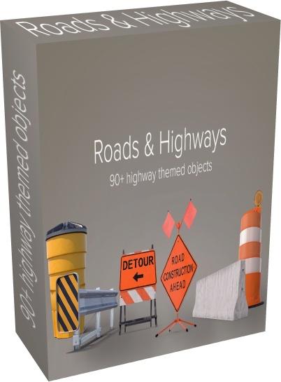 PixelSquid - Roads / Highways Collection (PSD)