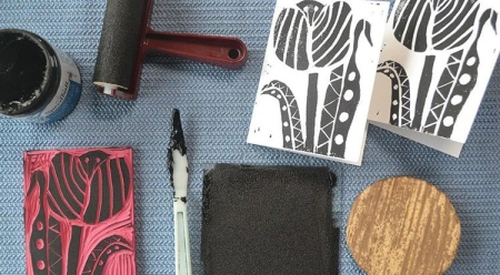 Intro to Block Printmaking: Create a Set of Greeting Cards
