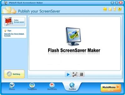 iPixSoft Flash ScreenSaver Maker  4.0.0