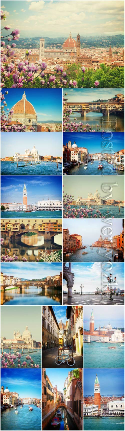 Beautiful landscapes of Italy stock photo